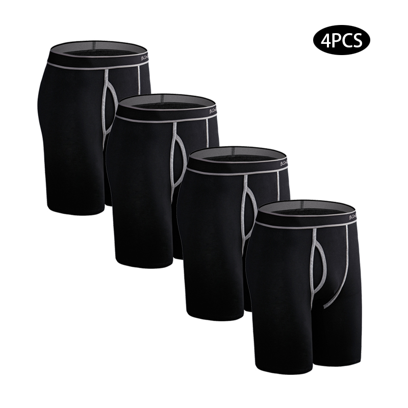 Boxer Brief Pack Cotton - 4 potong pakaian dalam katun panjang