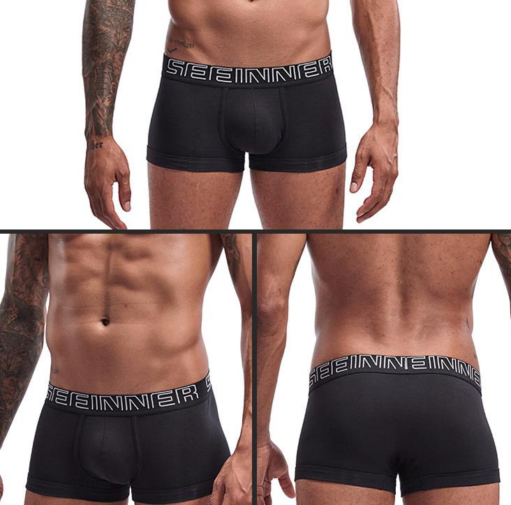 Celana Boxer Katun 3D Kontur U - Boxer Brief Pack Cotton ulasan dan harga